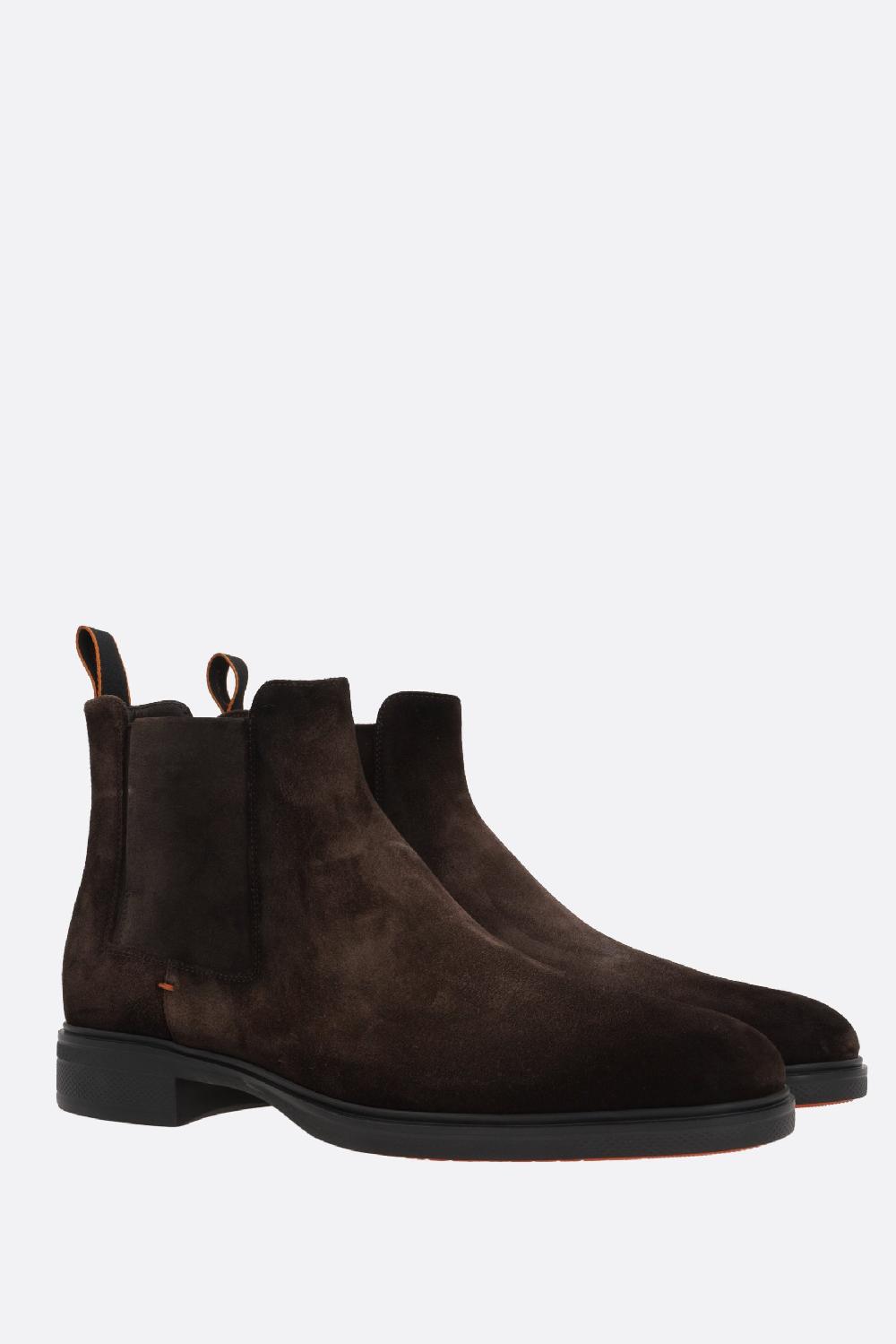 SANTONI stivaletto Easy in suede Fino al 55% di sconto