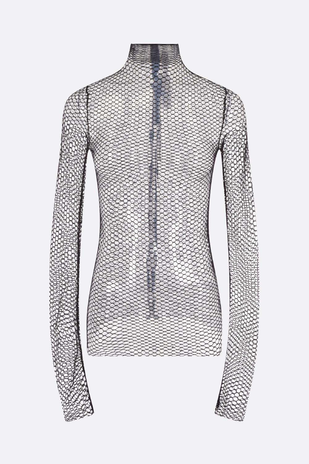 REV top a maniche lunghe The Sam in mesh Nuovo