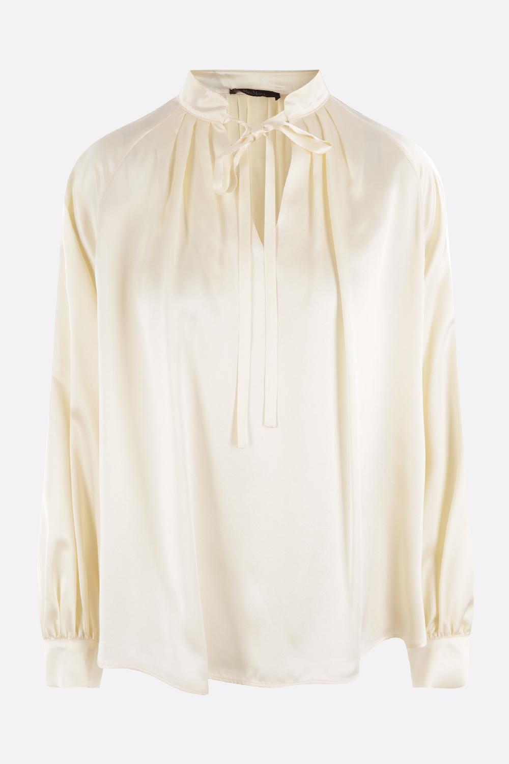 MAX MARA blusa Tamigi in raso Soddisfazione Garantita