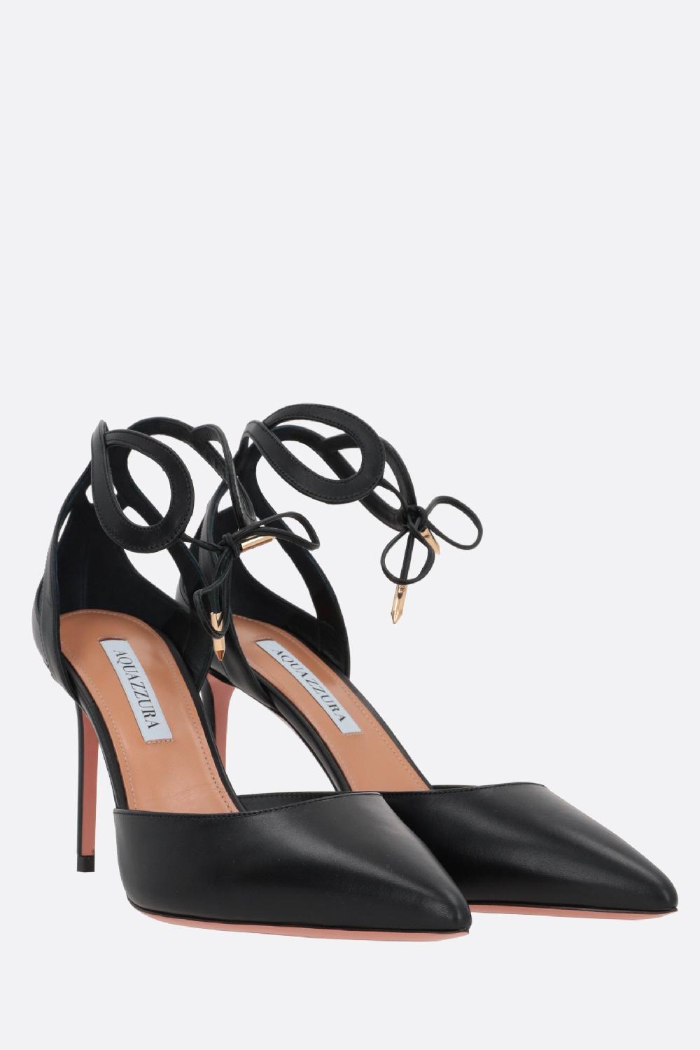 AQUAZZURA décolleté Tessa in pelle liscia Prezzo Ridotto