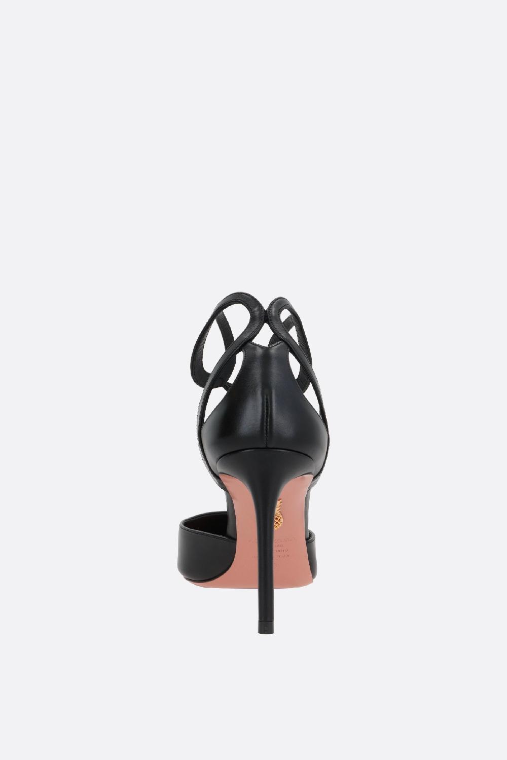 AQUAZZURA décolleté Tessa in pelle liscia Prezzo Ridotto