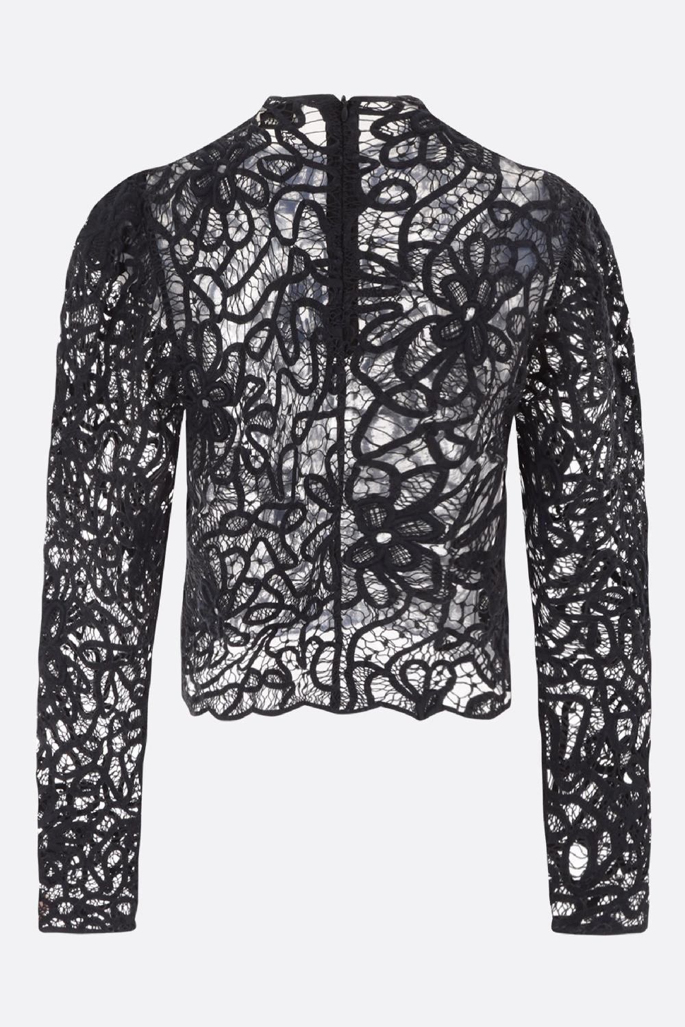 ISABEL MARANT top cropped Neline in pizzo Presa