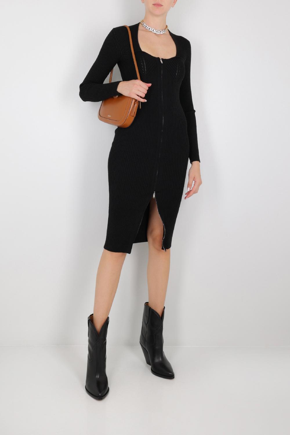 ISABEL MARANT abito Zael in maglia a costine Sconto