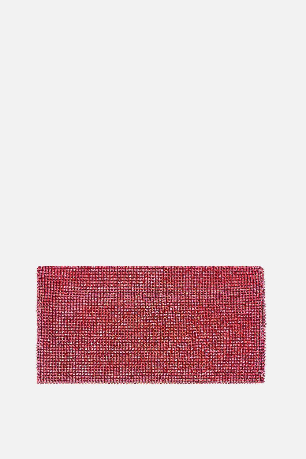 BENEDETTA BRUZZICHES borsa a spalla Your Best Friend La Petite in maglia metallica con cristalli Online