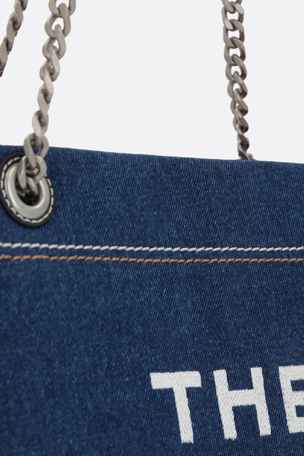 MARC JACOBS The Denim Chain Medium Tote bag Comprare a buon mercato