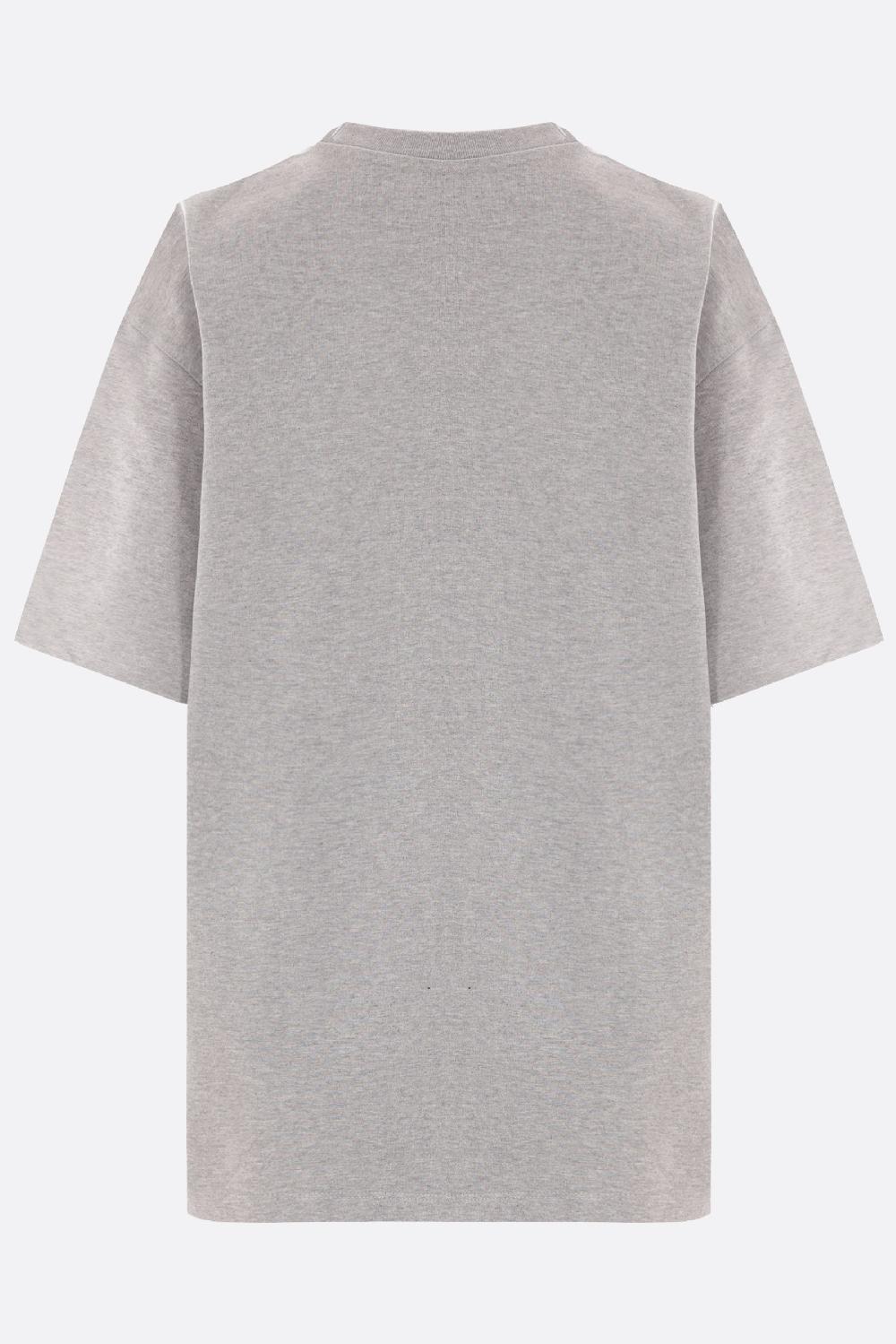 GANNI t-shirt in cotone ricamo logo Offerta Giorno del Papà