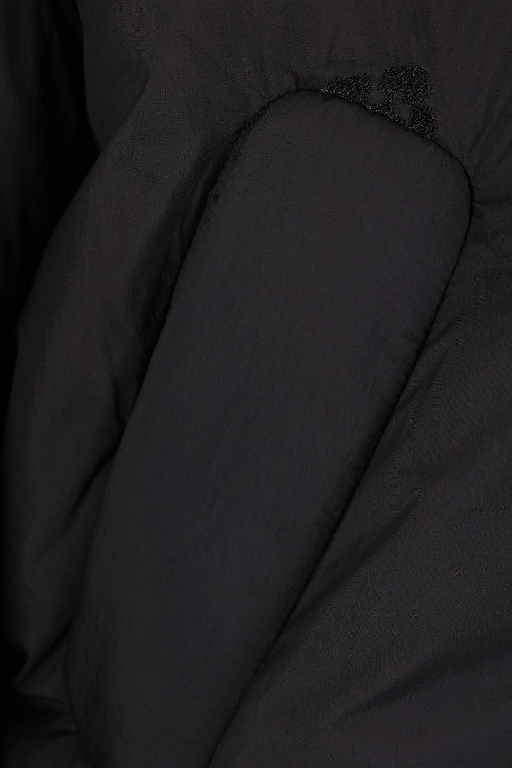 GANNI piumino cropped in nylon ricamo logo Vendita calda