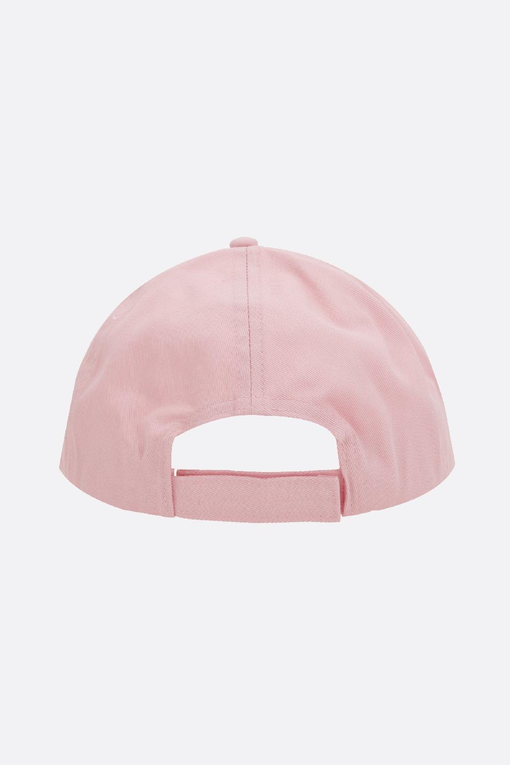 GANNI cappello baseball in gabardine ricamo logo Offerta migliore
