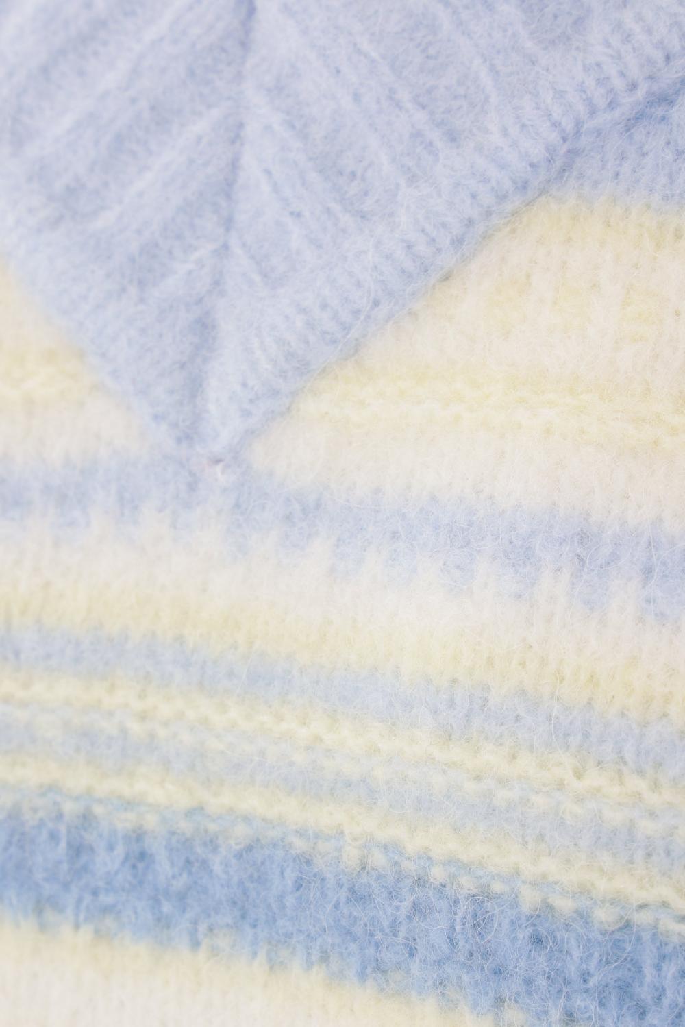 GANNI pullover smanicato in misto alpaca e lana Lightning offer