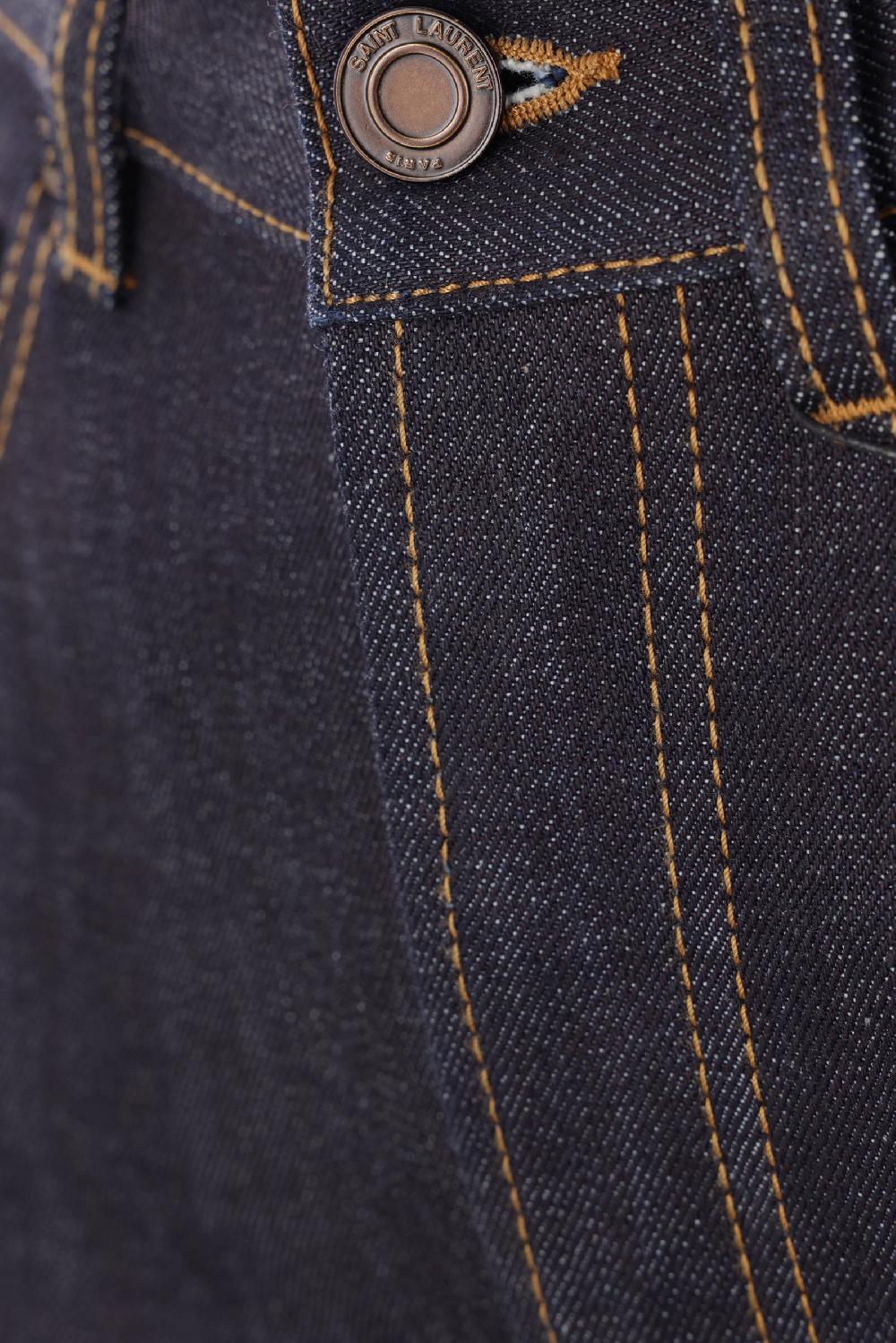 SAINT LAURENT jeans slim-fit in denim Nuovi prodotti