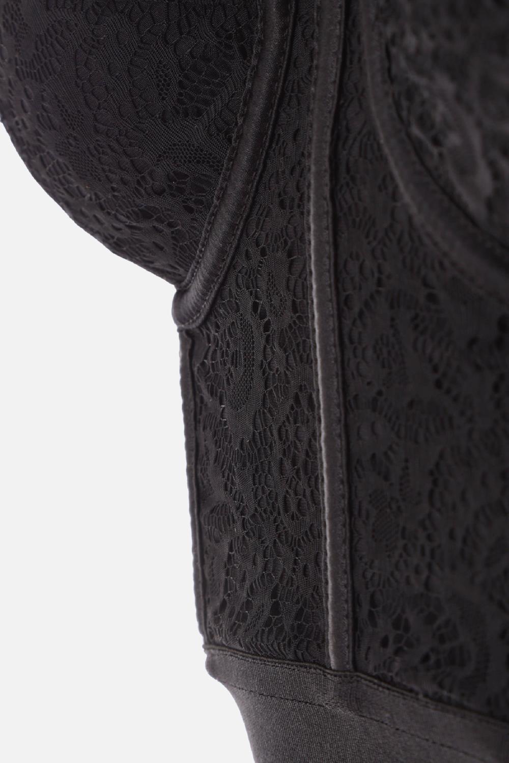 DEL CORE top cropped bustier in pizzo Offerte giornaliere