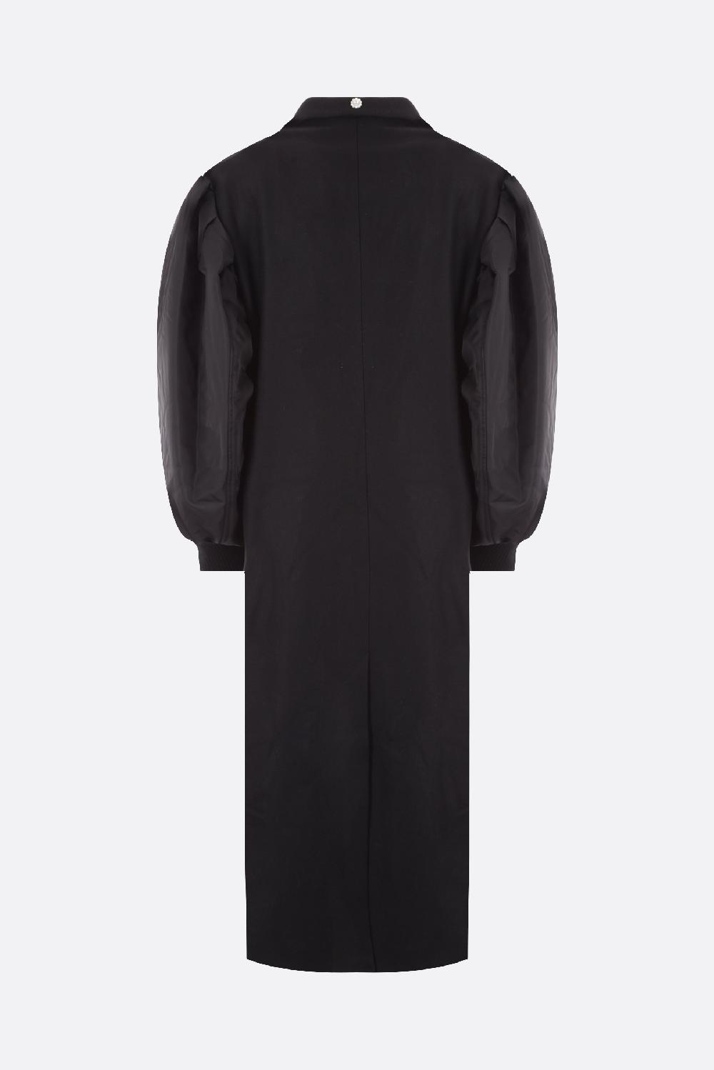SIMONE ROCHA cappotto monopetto in misto lana e nylon Prezzo basso