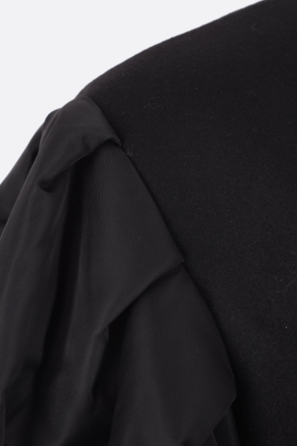 SIMONE ROCHA cappotto monopetto in misto lana e nylon Prezzo basso