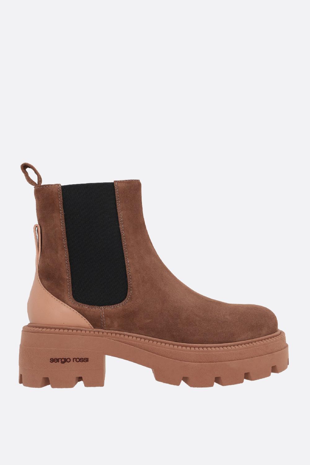 SERGIO ROSSI stivaletto chelsea sr Milla in suede Rilascio limitato