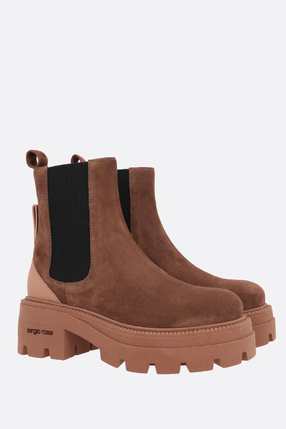 SERGIO ROSSI stivaletto chelsea sr Milla in suede Rilascio limitato