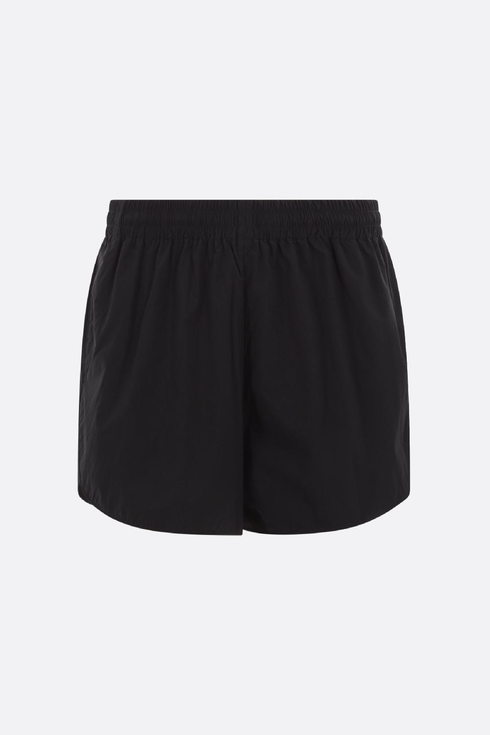 ALEXANDER WANG pantalone corto jogging in nylon stampa logo Puff Latest stili