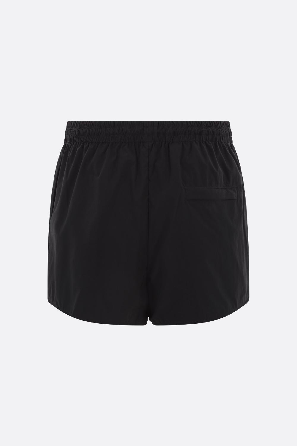 ALEXANDER WANG pantalone corto jogging in nylon stampa logo Puff Latest stili