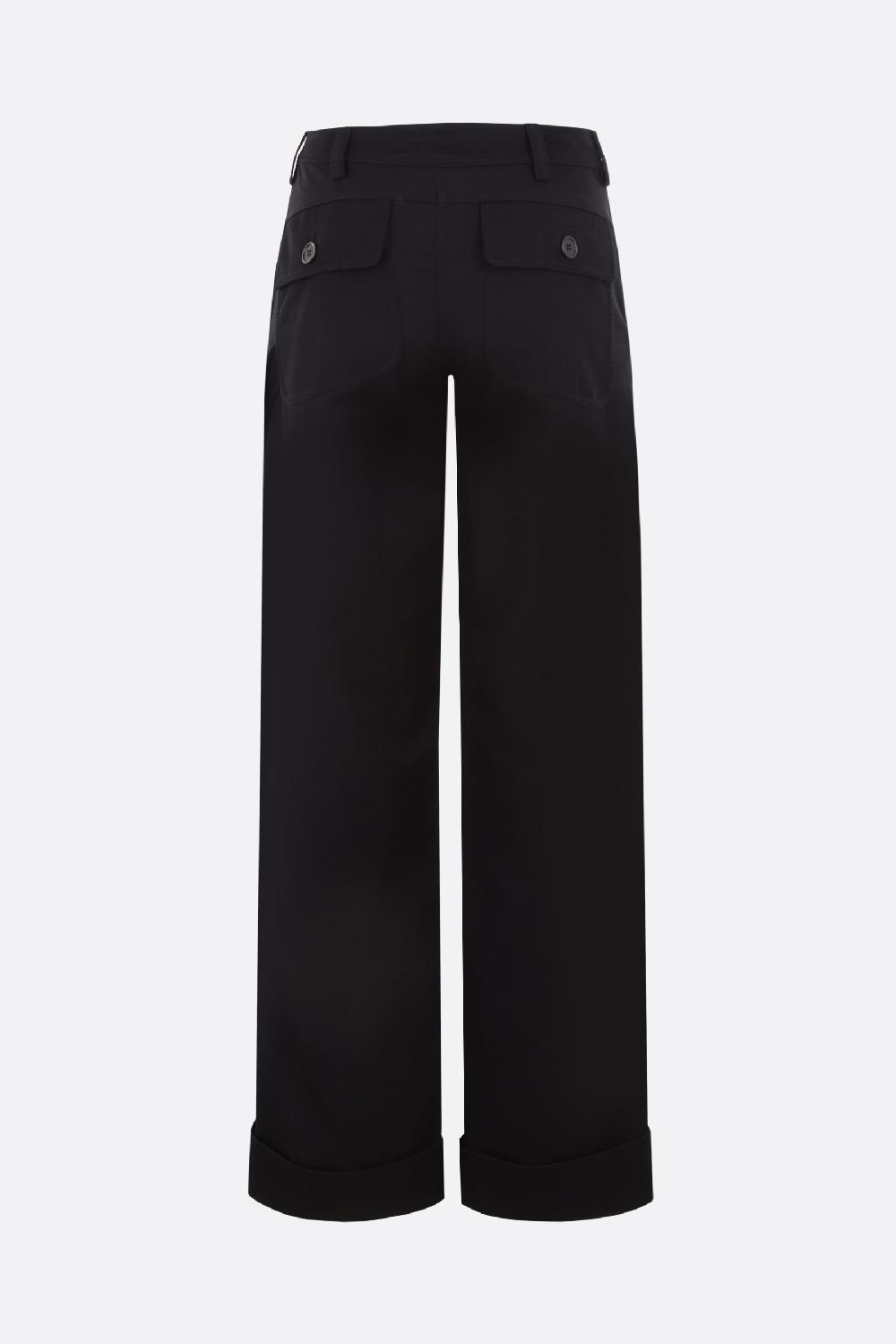 SIMONE ROCHA pantalone workwear a gamba larga in twill Fino al 50% di sconto