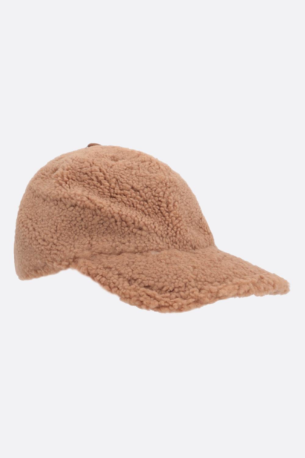 YVES SALOMON cappello baseball in shearling Offerta speciale della fabbrica