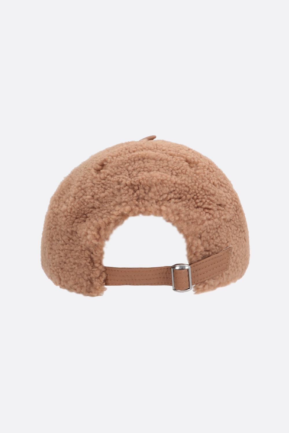 YVES SALOMON cappello baseball in shearling Offerta speciale della fabbrica
