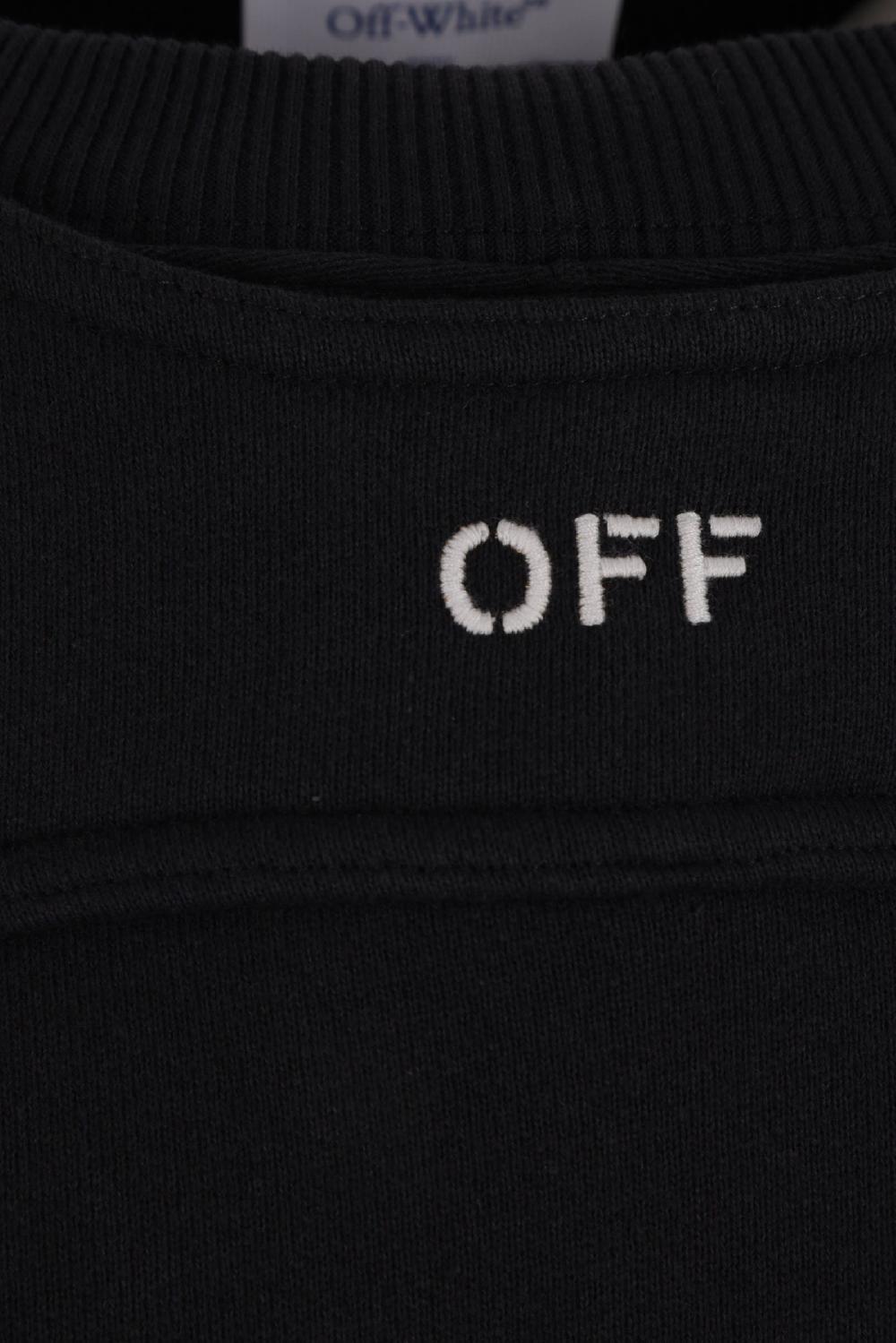 OFF WHITE felpa cropped in jersey Off inserto bolero Discount Store per i nuovi prodotti