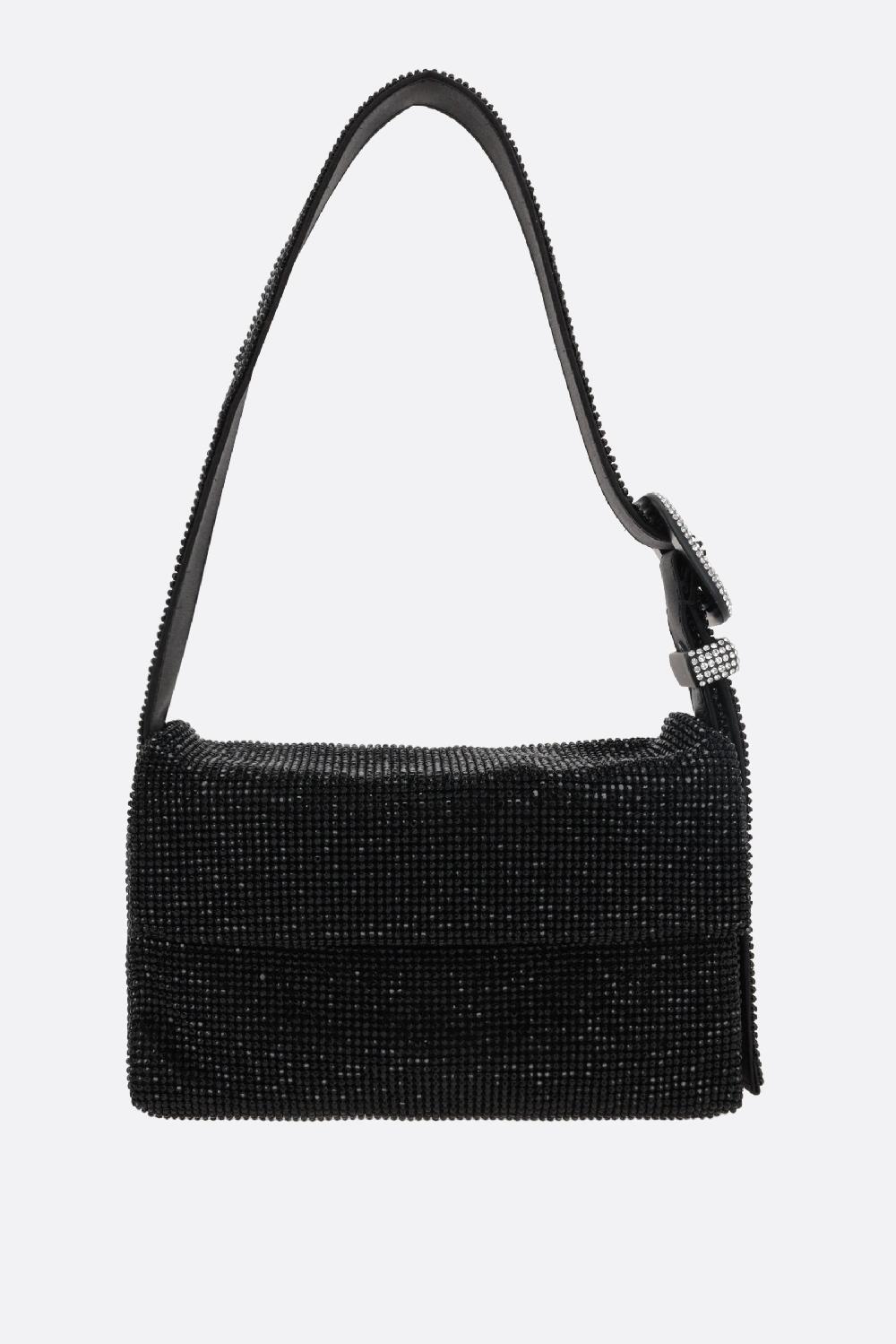 BENEDETTA BRUZZICHES borsa a spalla Vitty La Mignon in maglia metallica con cristalli Solo un giorno rimasto