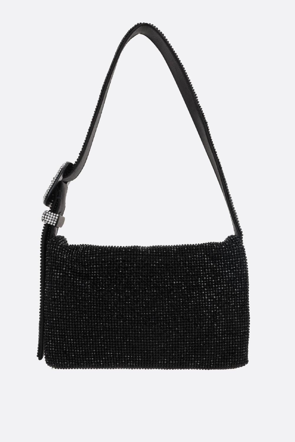 BENEDETTA BRUZZICHES borsa a spalla Vitty La Mignon in maglia metallica con cristalli Solo un giorno rimasto