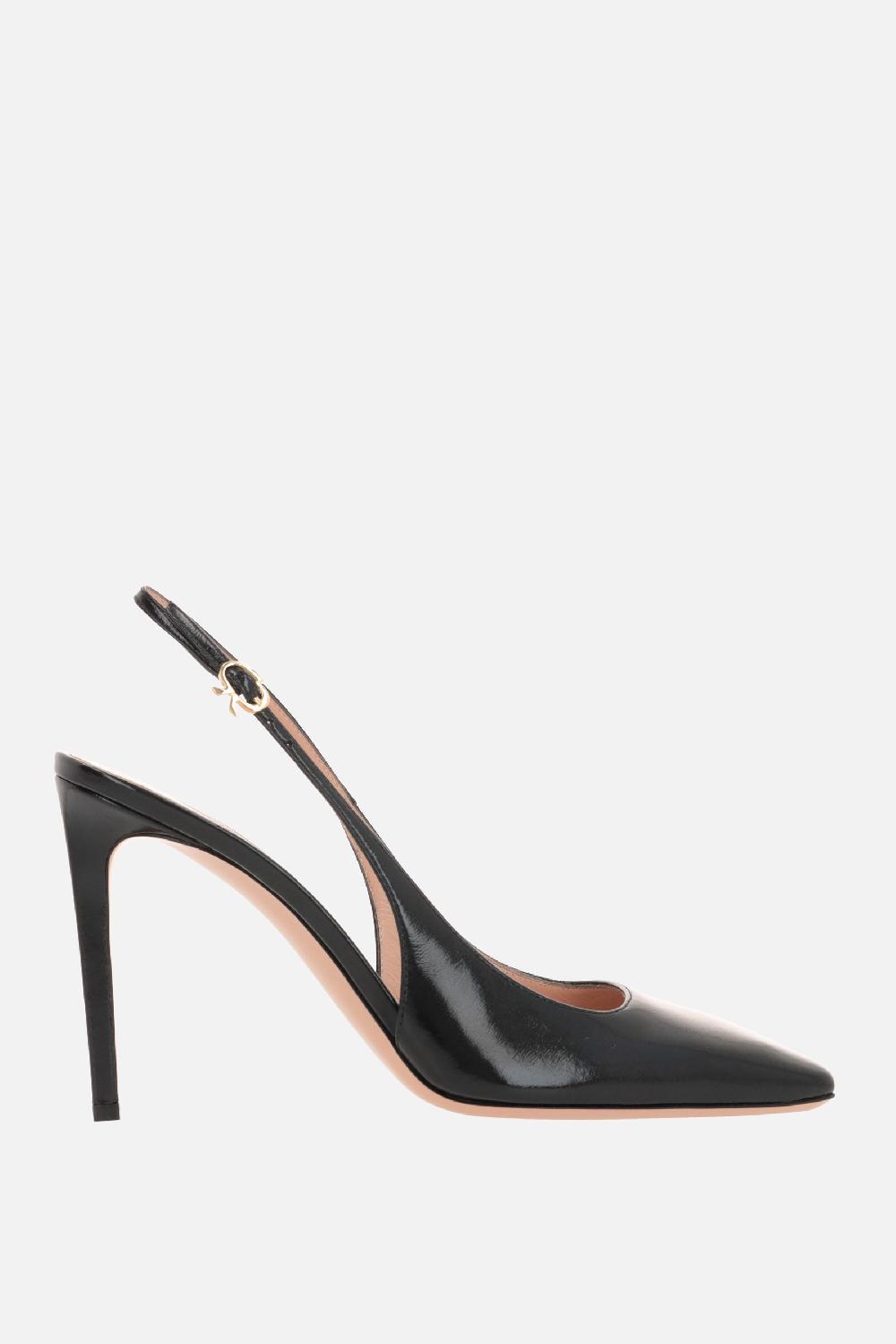 GIANVITO ROSSI slingback Christina in vernice Super sconto