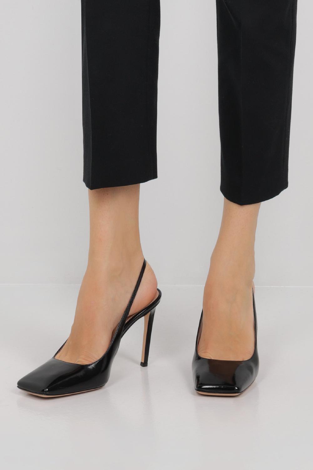 GIANVITO ROSSI slingback Christina in vernice Super sconto
