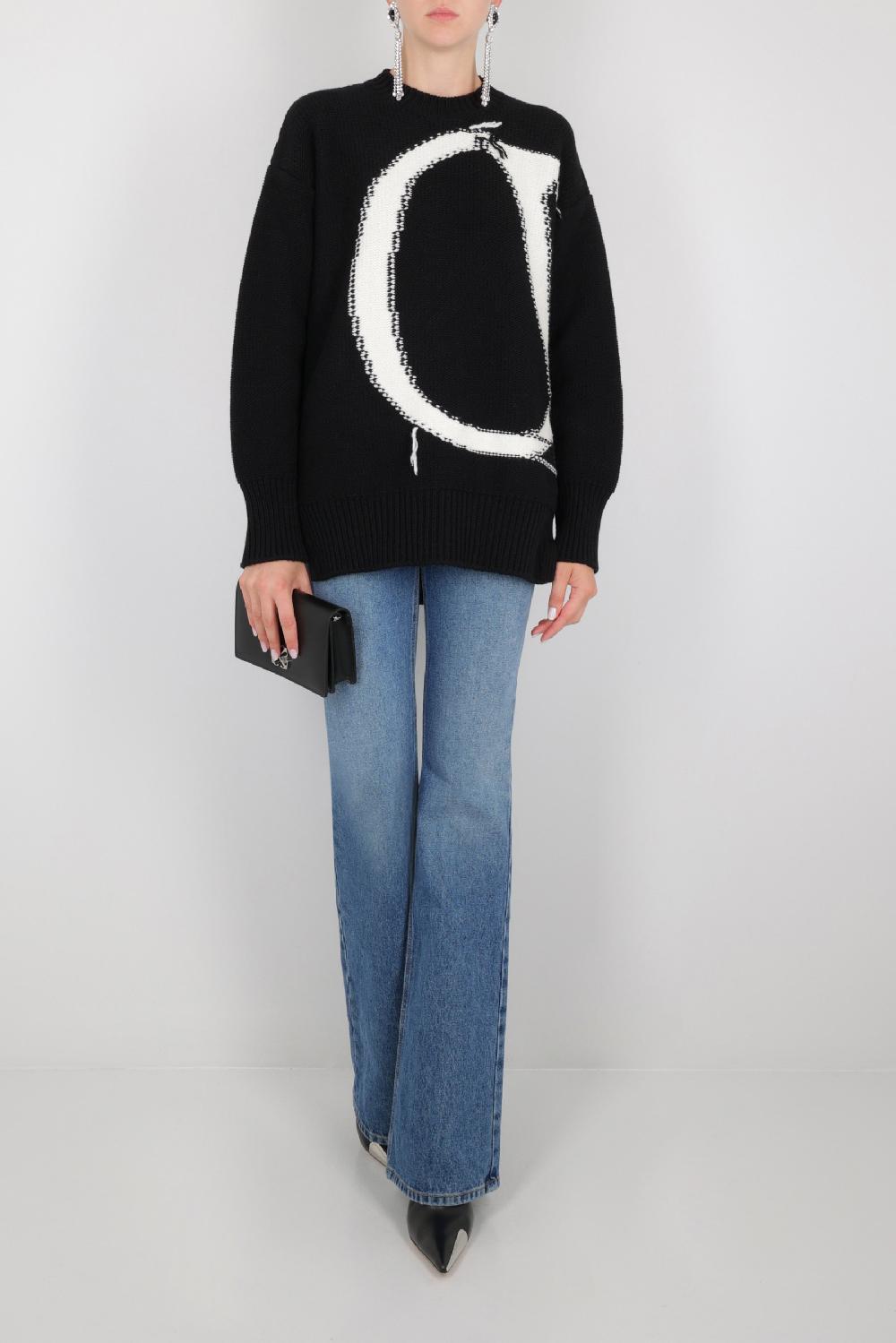 OFF WHITE jeans flare in denim 50% di sconto con spedizione gratuita