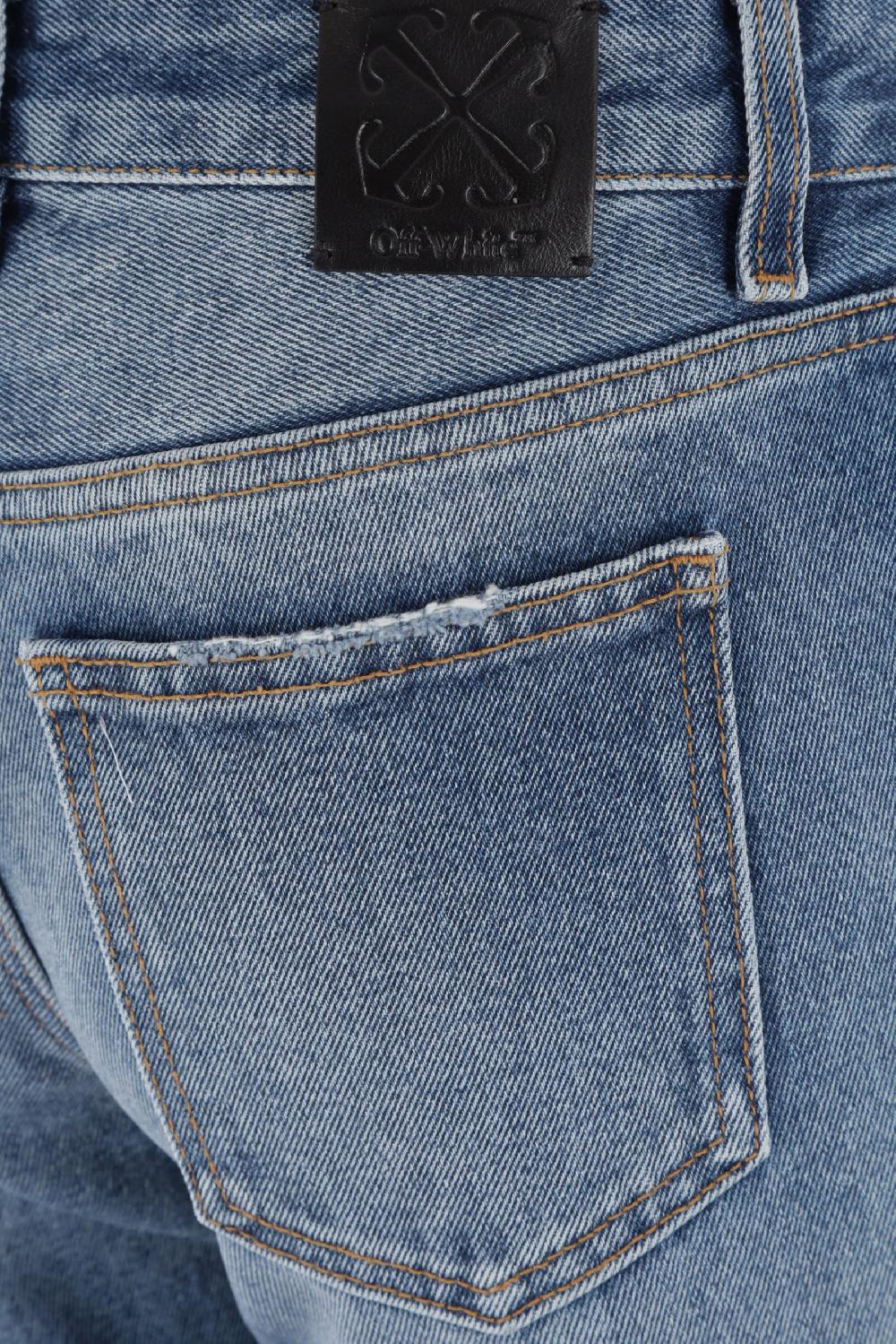 OFF WHITE jeans flare in denim 50% di sconto con spedizione gratuita