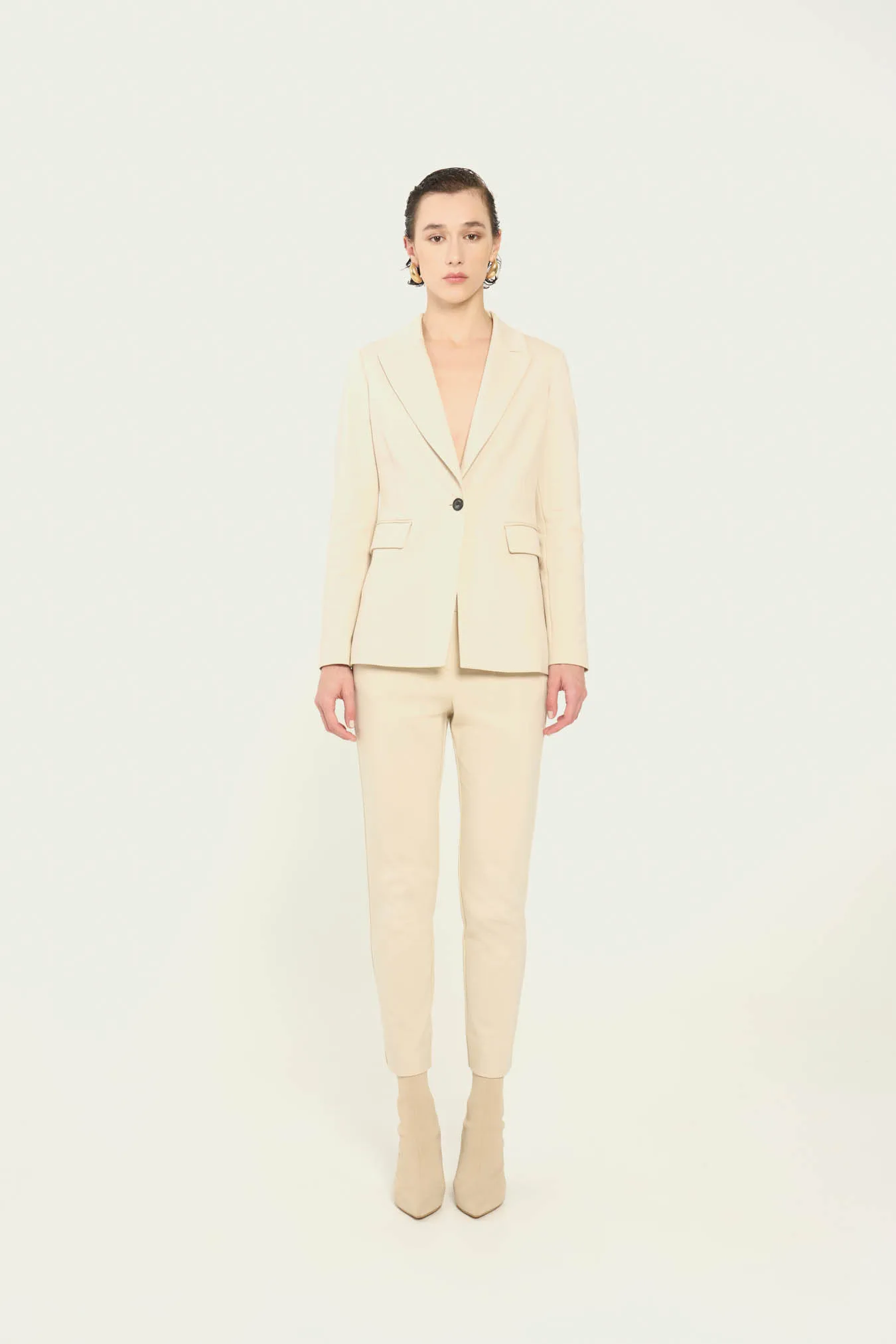 Vicario cinque Blazer monopetto in punto milano Raela Shopping Online
