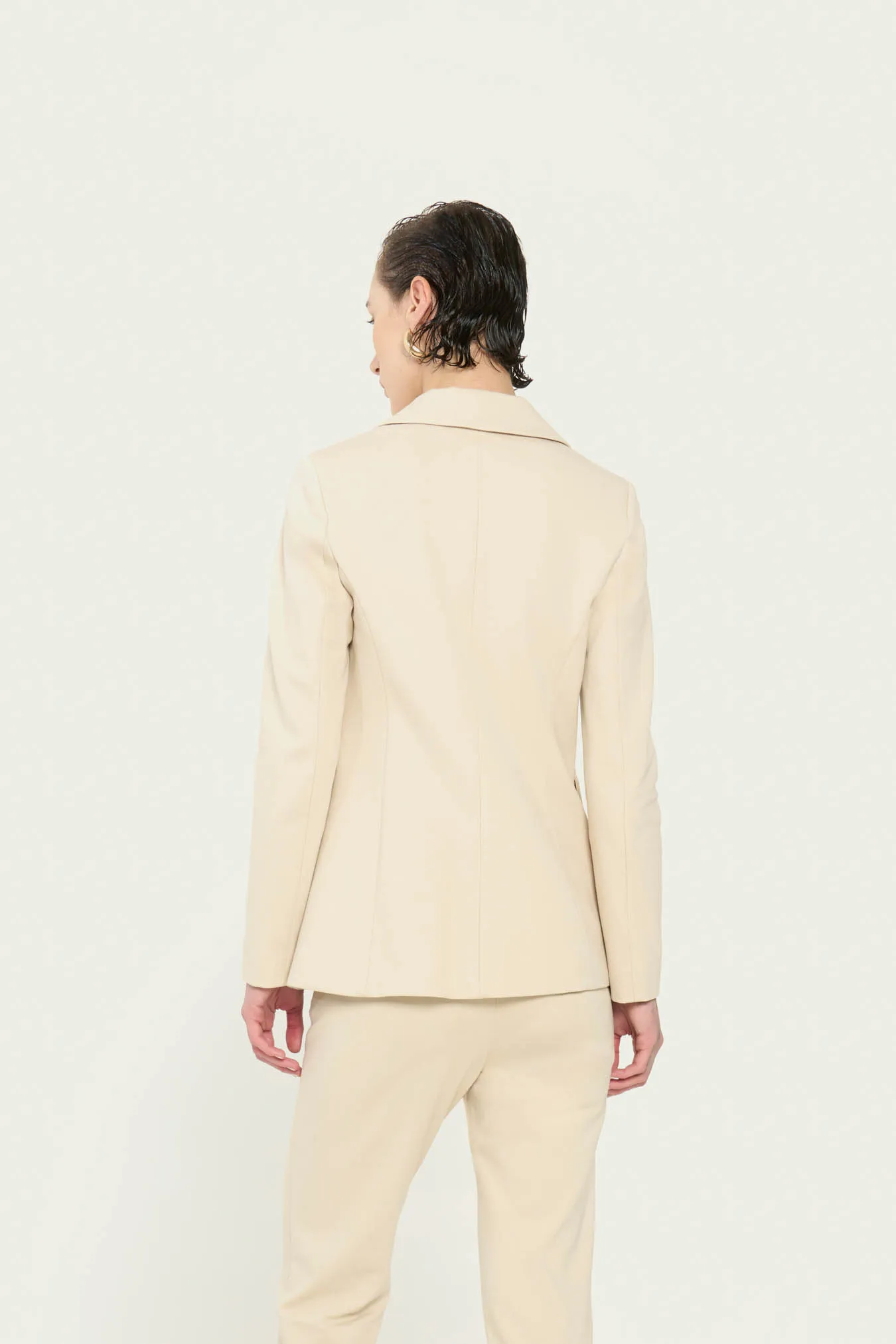 Vicario cinque Blazer monopetto in punto milano Raela Shopping Online