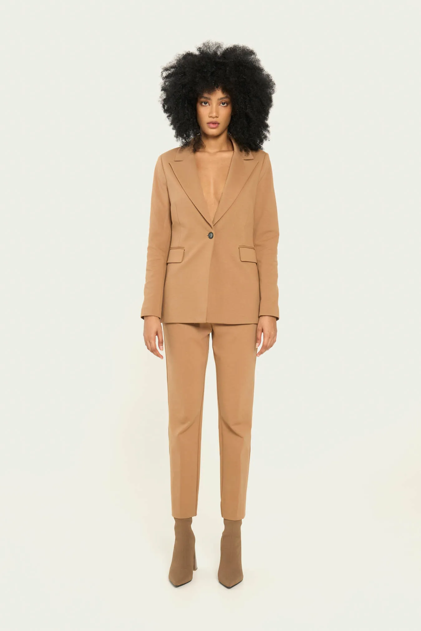 Vicario cinque Blazer monopetto in punto milano Raela Shopping Online