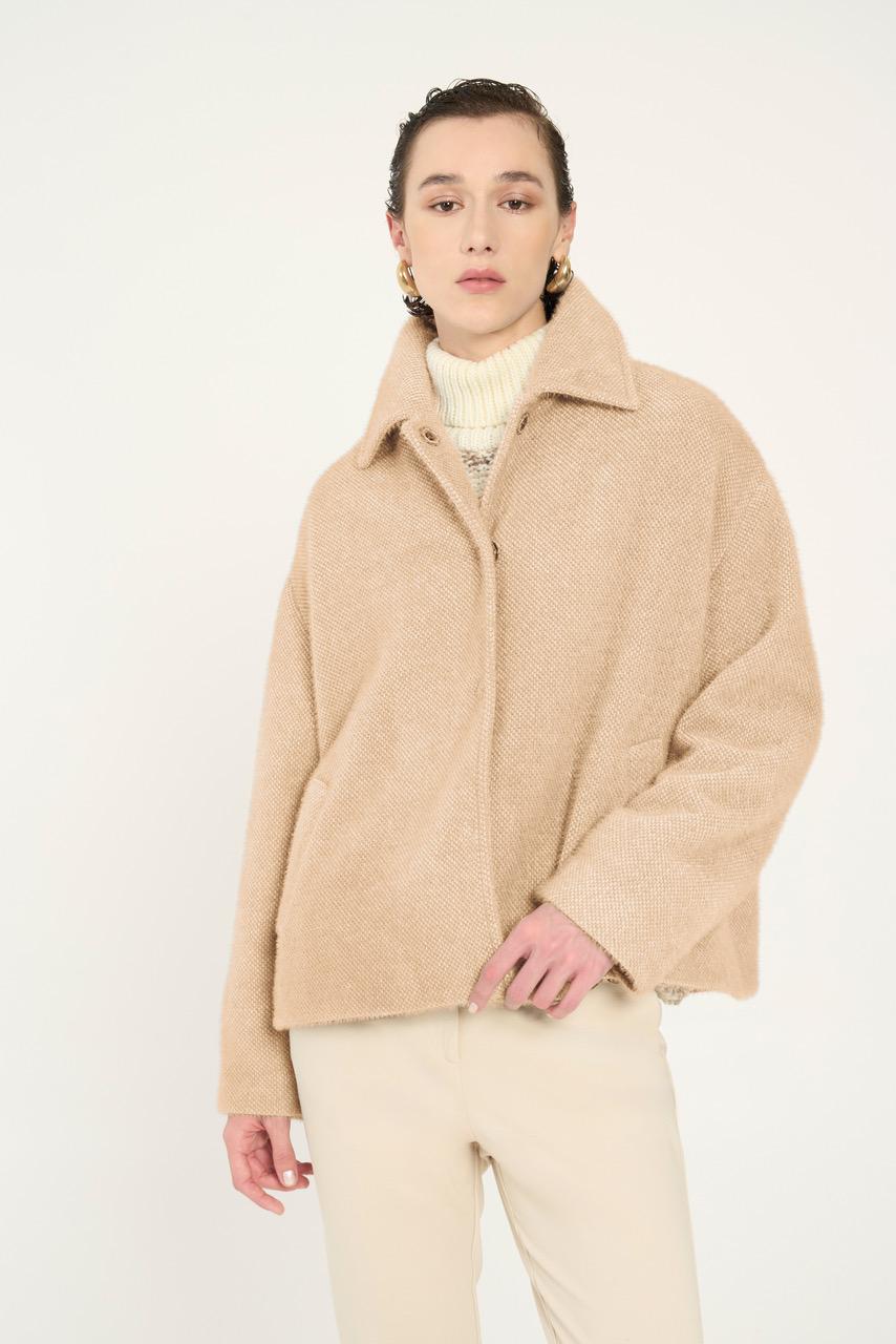 Vicario cinque Cappotto corto monopetto Ceanna Outlet
