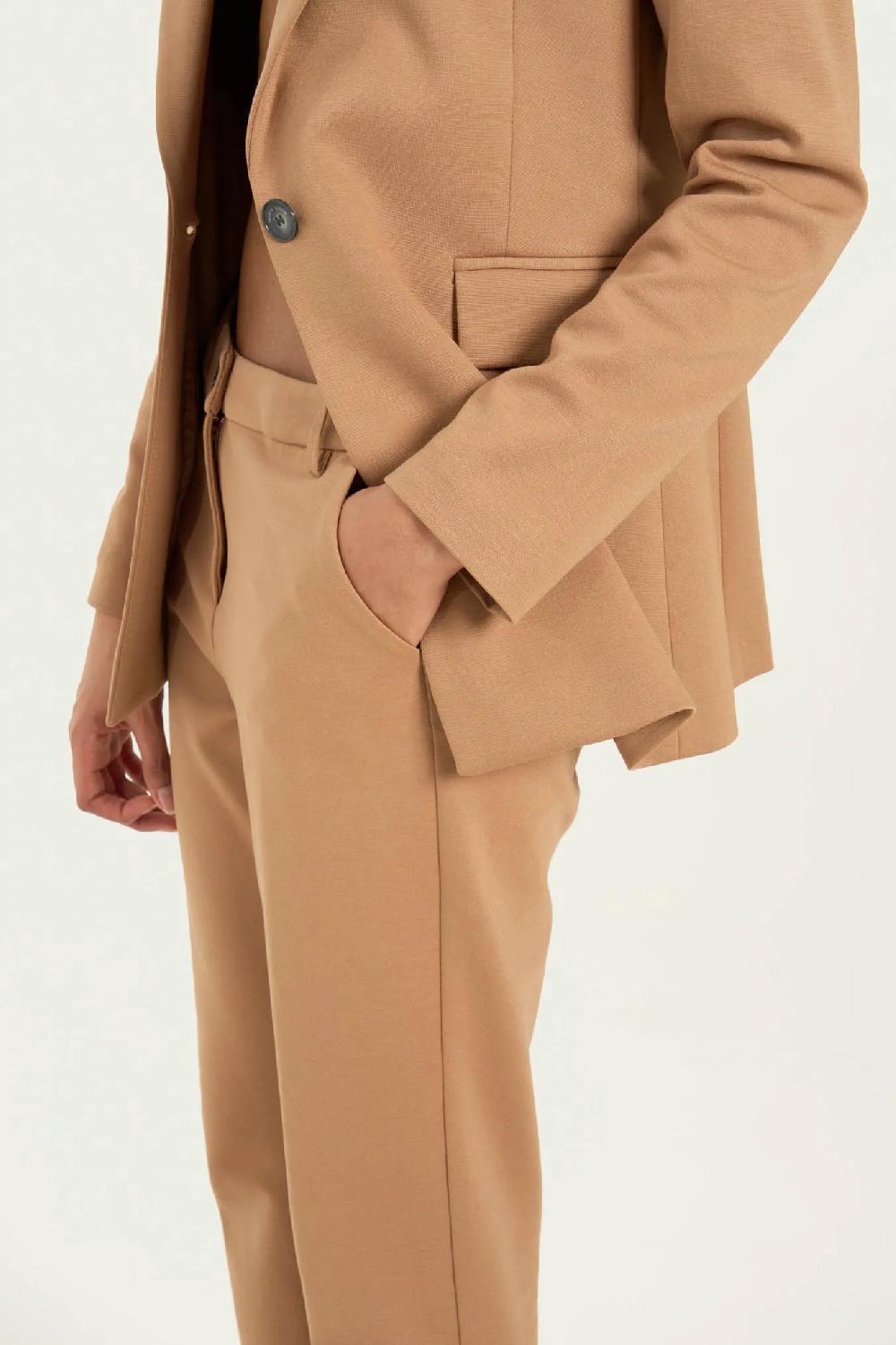 Vicario cinque Pantalone chino in punto milano Pia Offerte
