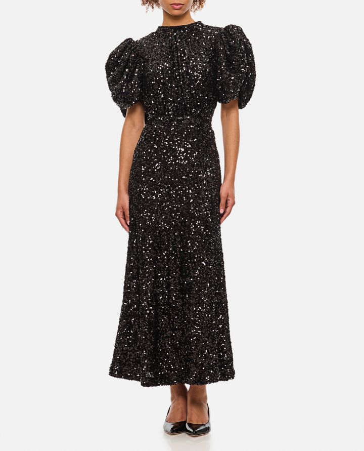 Rotate Birger Christensen SEQUIN MIDI DRESS Nuovo