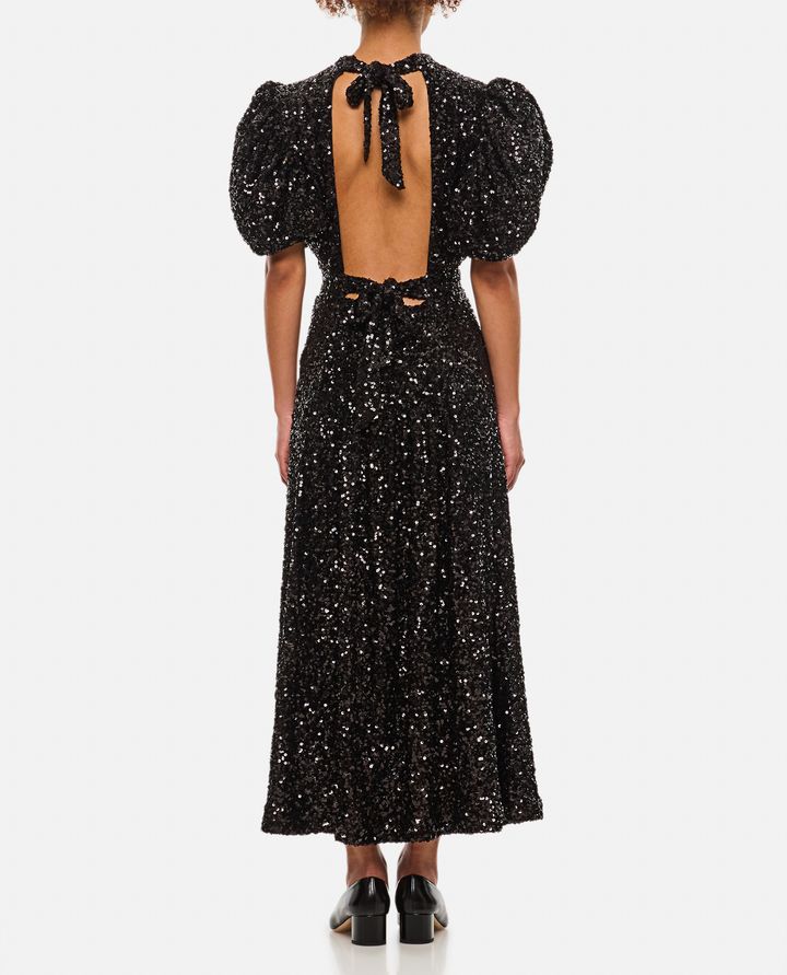 Rotate Birger Christensen SEQUIN MIDI DRESS Nuovo
