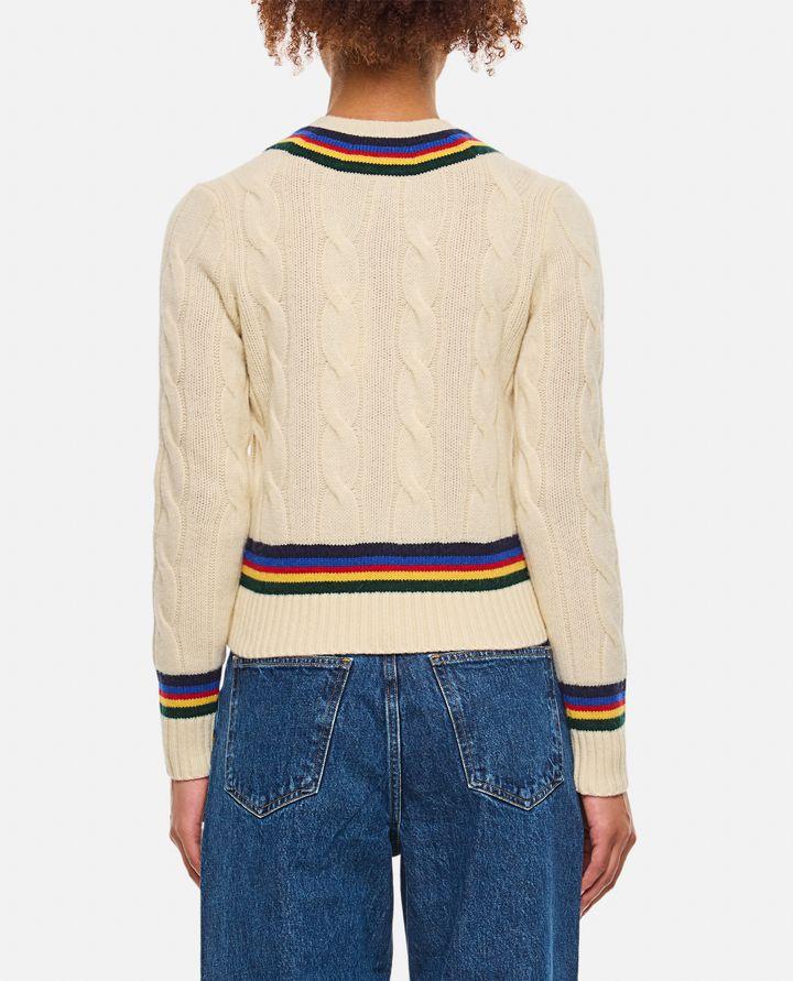 Polo Ralph Lauren MAGLIA A V CON TRECCE Qualità