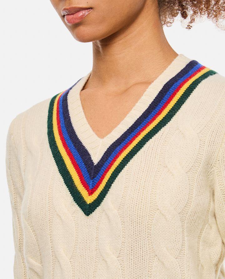 Polo Ralph Lauren MAGLIA A V CON TRECCE Qualità