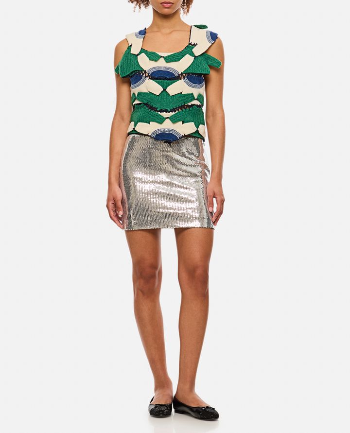 Anrealage TOP CORTO PATCHWORK Promozione