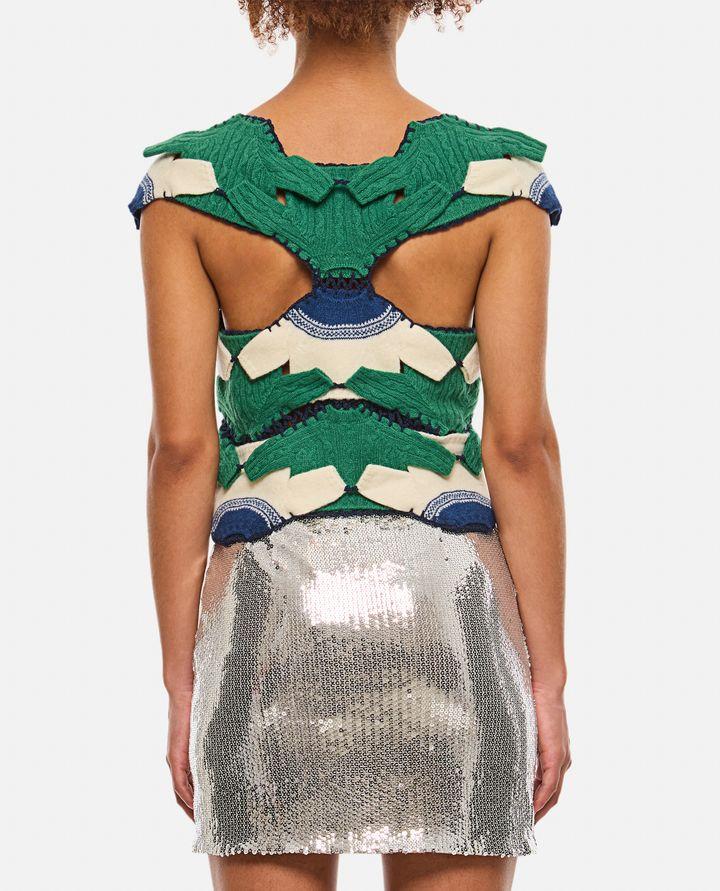 Anrealage TOP CORTO PATCHWORK Promozione