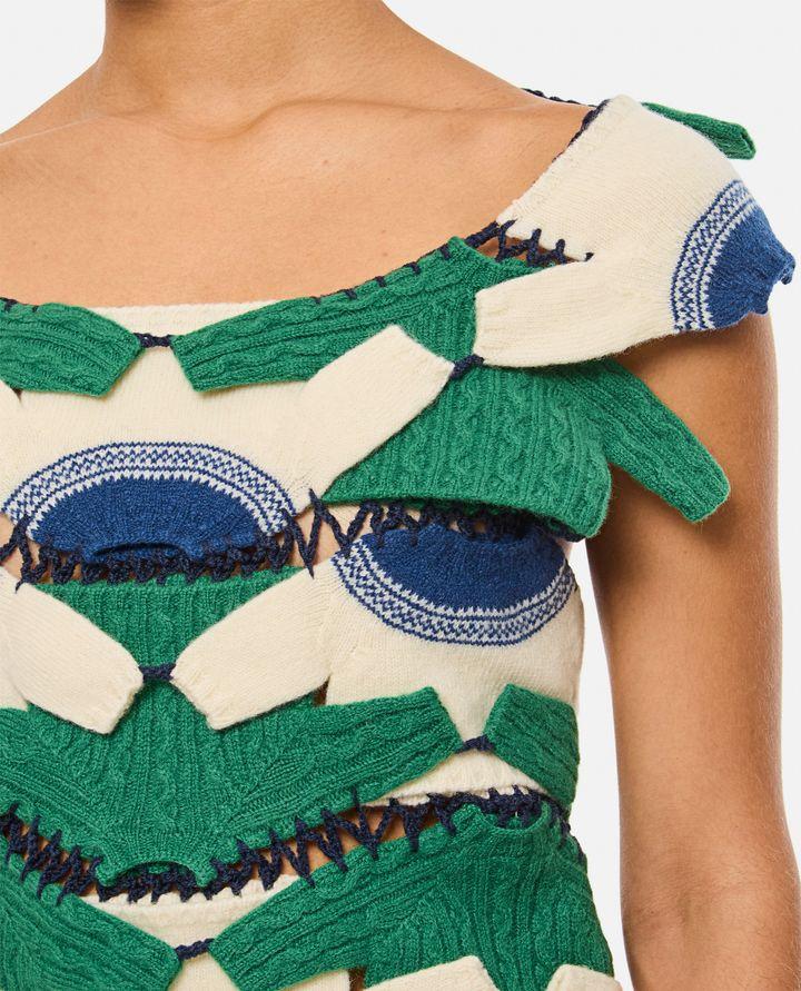 Anrealage TOP CORTO PATCHWORK Promozione