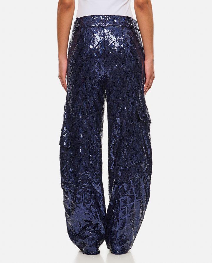 Rotate Birger Christensen PANTALONI CARGO CON PAILLETTES Promozione Limitata