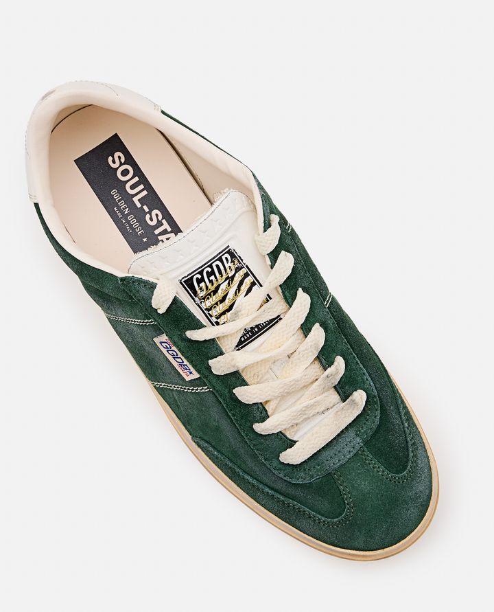 Golden Goose SOUL-STAR SUEDE SNEAKERS In Saldo