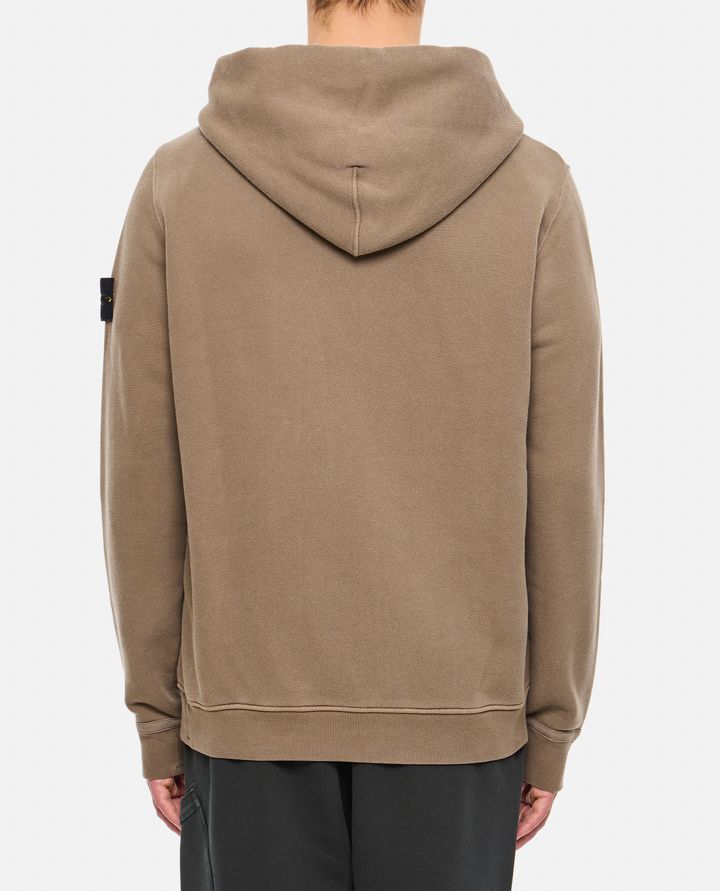 Stone Island FELPA IN COTONE ORGANICO DIAGONALE EFFETTO 'OLD' Negozi Online