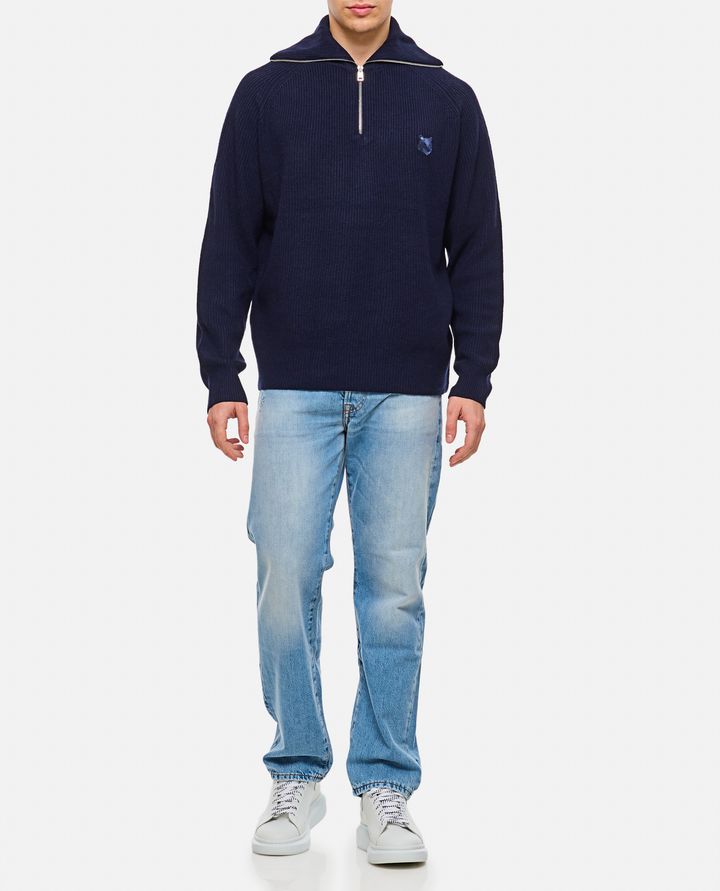 Maison Kitsuné MAGLIONE CON PATCH VOLPE Novità