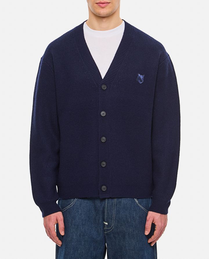 Maison Kitsuné CARDIGAN CON PATCH VOLPE