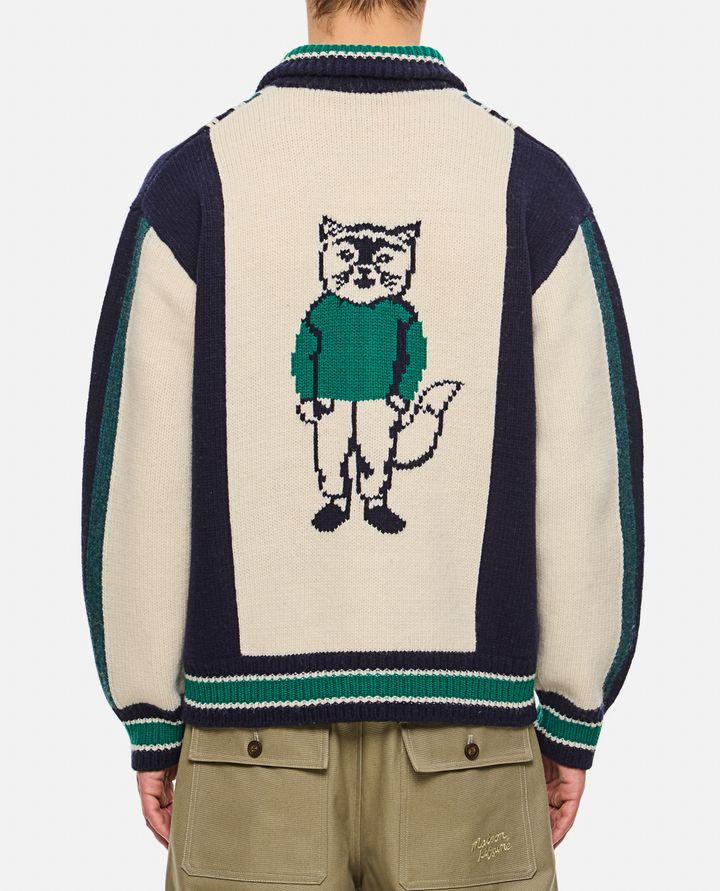 Maison Kitsuné BOMBER COLLEGE IN MAGLIA Online