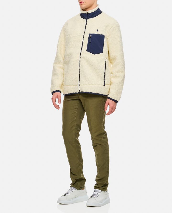 Polo Ralph Lauren TEDDY CON ZIP E TASCHINO In Vendita